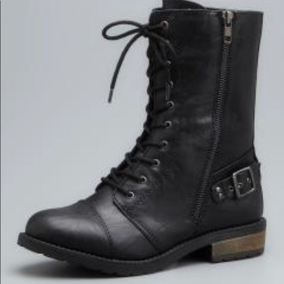 White Mountain Shoes - White Mountain Black Furlough Boots; 8